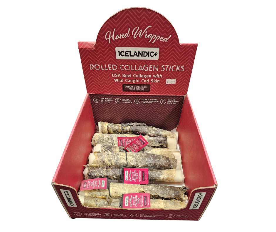 Icelandic Rolled Collagen Sticks