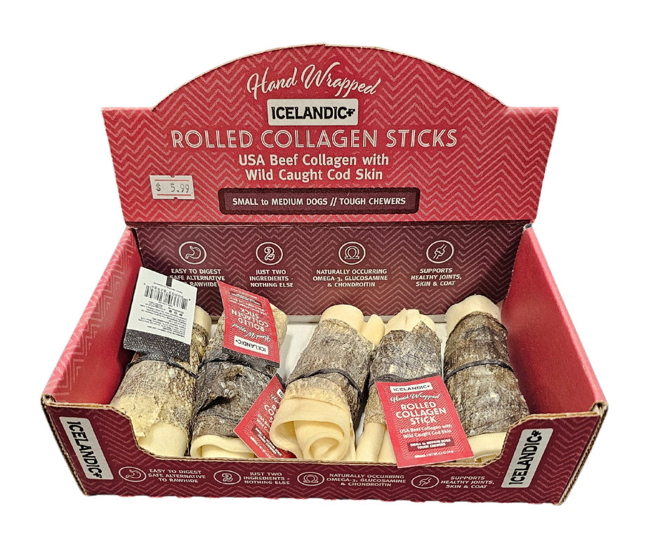 Icelandic Rolled Collagen Sticks