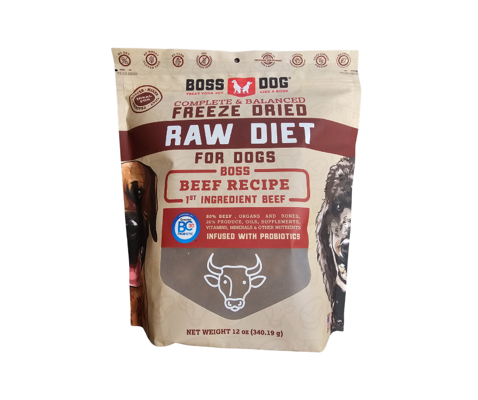 Boss Dog Freeze Dried Raw Diet