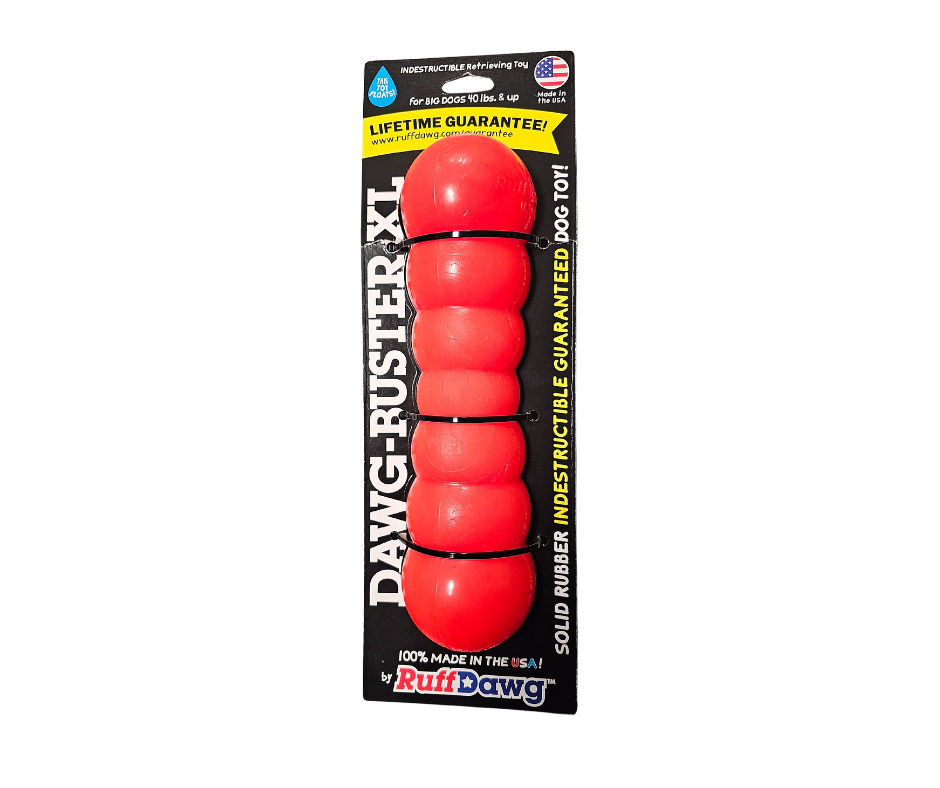 Ruff Dawg Dawg-Buster indestructible retrieving Toy