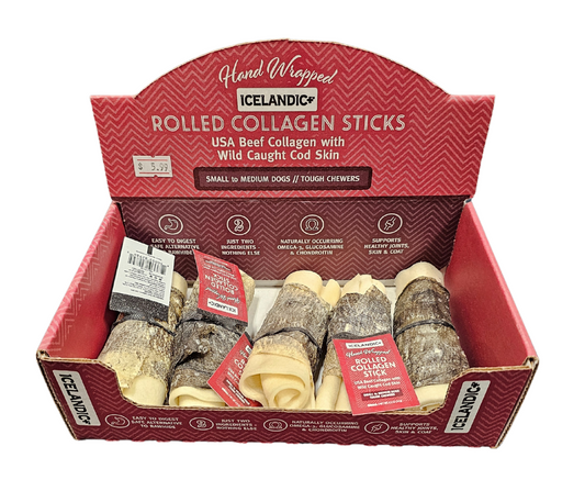 Icelandic Rolled Collagen Sticks